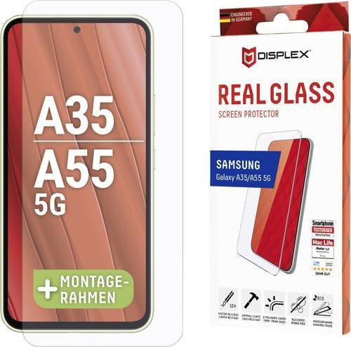Displex Displayschutzglas für Samsung Galaxy A55 5G, transparent, Anti-Fingerprint - Bild 1