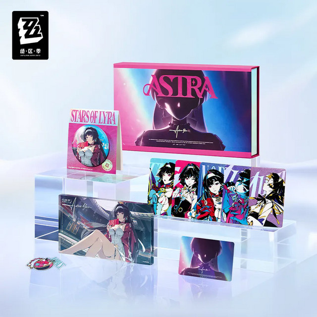 miHoYo Zenless Zone Zero Astra Yao Set, Acryl Ornament, Abzeichen, Sammelkarte - Bild 1