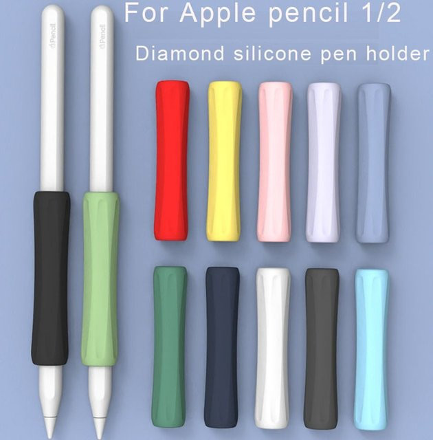 Silikon-Stiftabdeckung für Apple Pencil 1 und 2, stoßfeste und kratzfeste Schutzhülle in Multicolor - Bild 1