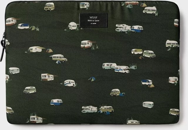 Wouf Recycled Collection Laptop Tasche 15 Zoll Big Sur in Grün - Bild 1