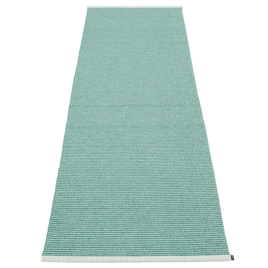 Pappelina Mono Teppich Jade / Pale Turquoise B/T: 85 x 260 cm - Bild 1