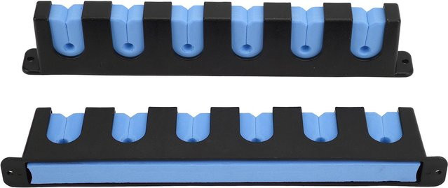 Fishine Wandmontierter Angelrutenhalter Vertikal in Blau mit Platz für 6 Angelruten - Bild 1