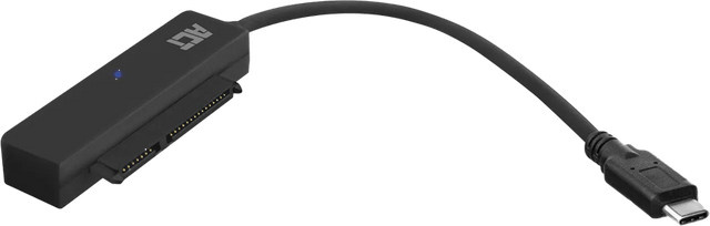 ACT AC1525 USB-C auf SATA Adapterkabel für 2,5 Zoll Festplatten in Schwarz - Bild 1