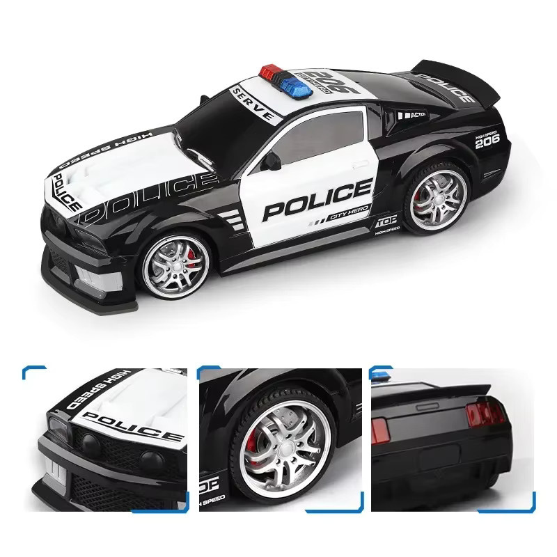 Kmoist Mustang Polizei RC Auto, 1:12, ferngesteuert, Stunt Drift - Bild 4