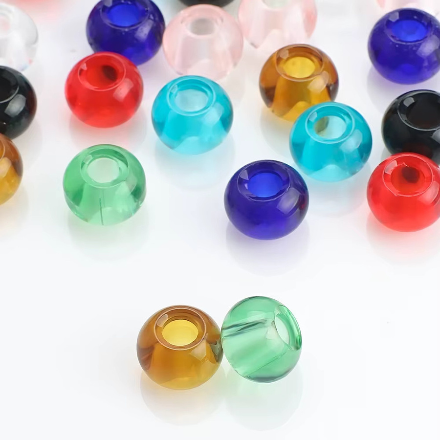 ZHUBI Glasperlen, Bunt, 9x14mm, Unisex - Bild 3