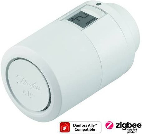 DEVI 014G2420 Heizkörperthermostat mit App-Steuerung und Smart-Home-Integration in Weiß - Bild 1