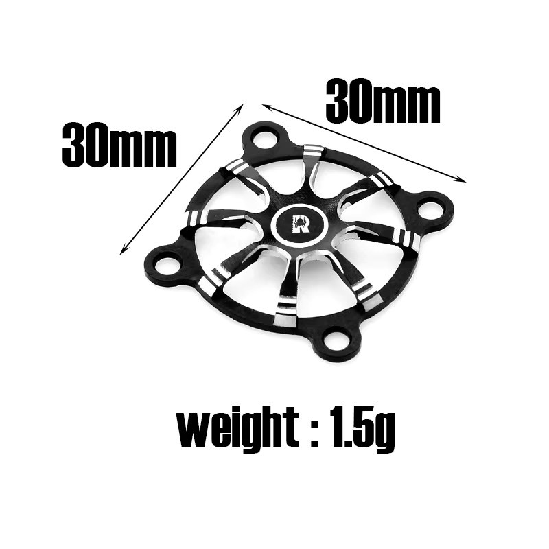 RS Rc Modell Zubehör, Elektrische Auto Bürstenlosen Kohlebürste Motor Kühler Abdeckung, Lüfter, Rot, Metall - Bild 1