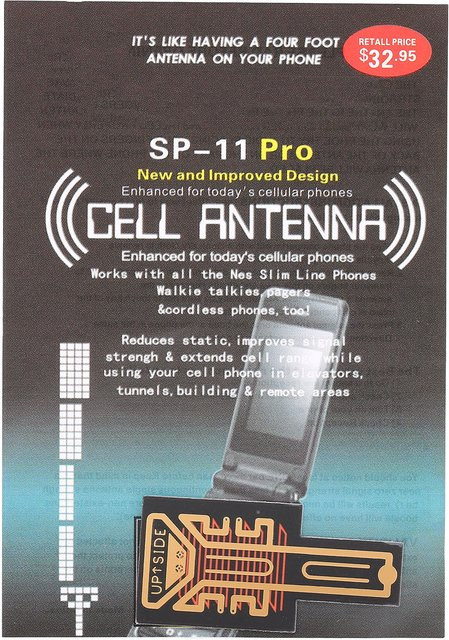 Qiilu Handy Signal Empfang Booster Aufkleber Set, 5 Stück, Gold - Bild 1