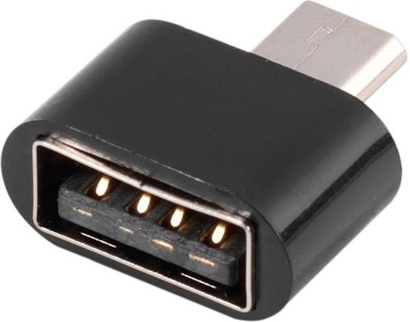 Vivanco USB 2.0 OTG Adapter Micro-USB auf USB-A in Schwarz - Bild 1