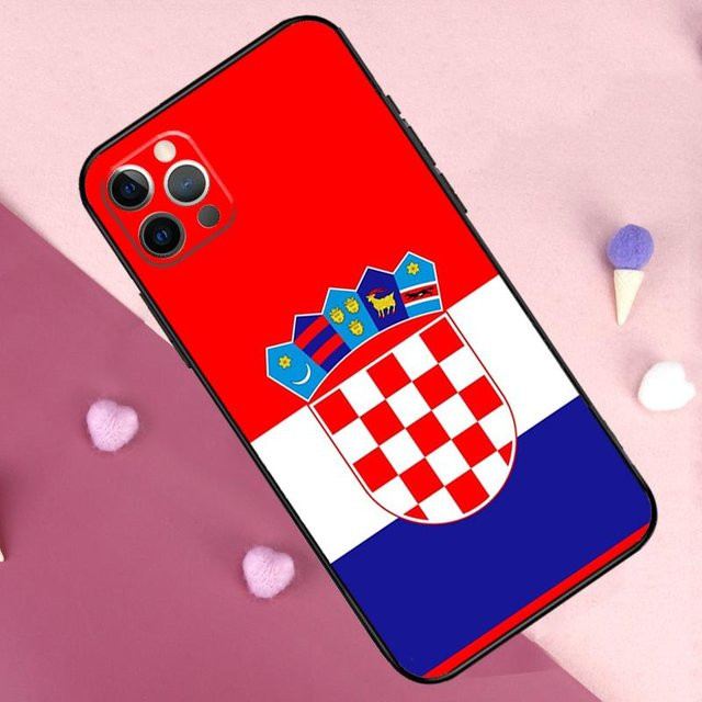 Kroatien Flagge Handyhülle von Binchi Health Electronics für iPhone Modelle in Multicolor - Bild 1