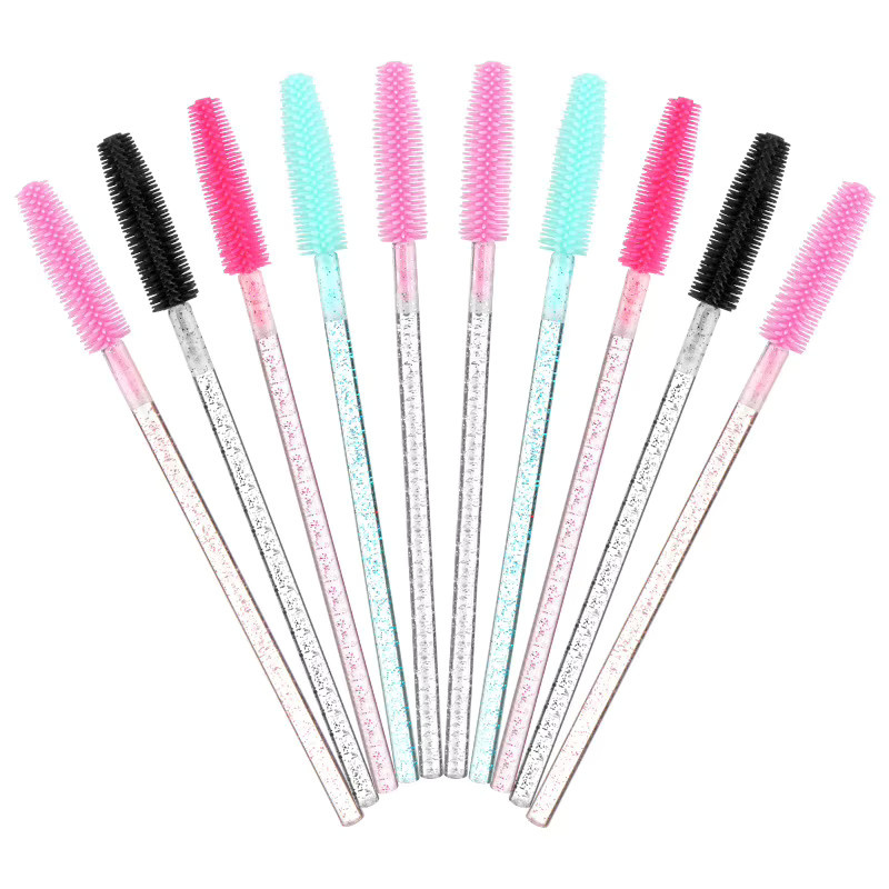 mekupeu Wimpernbürste und Augenbrauenkamm, White Pink, Unisex - Bild 2