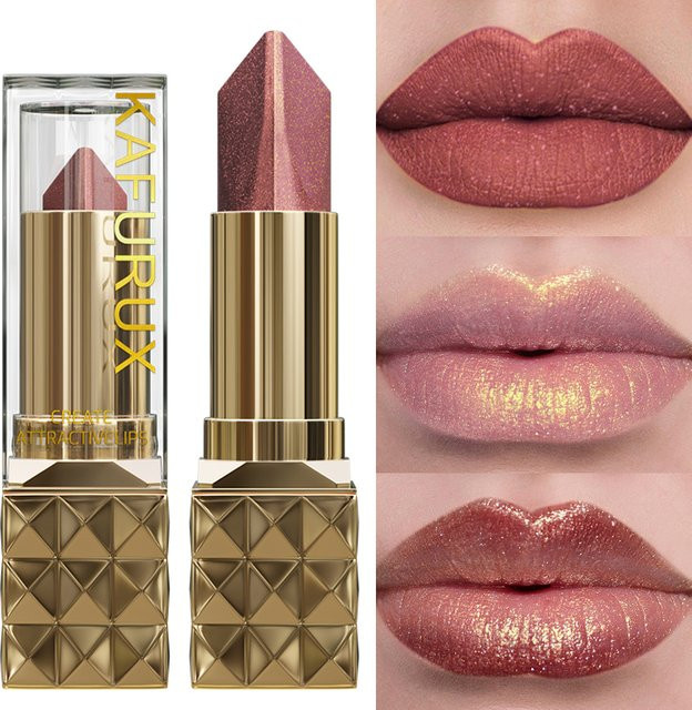 KAFURUX Lip Tint, Rot, Metallic, Wasserfest - Bild 1