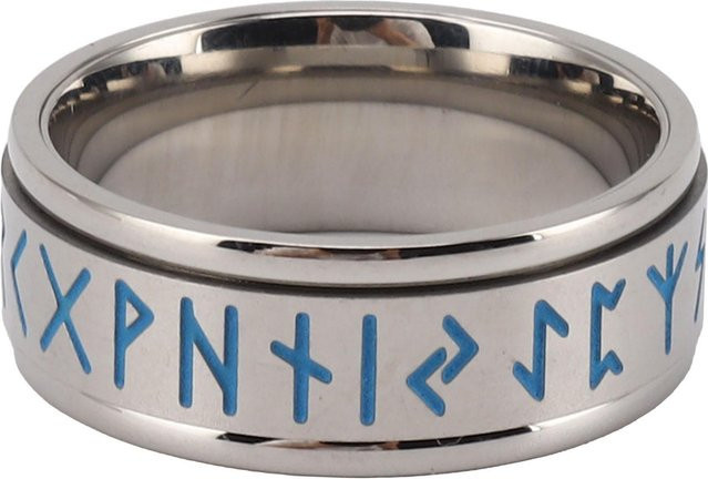 Neoglint Drehbarer Bandring, Titanstahl, Grau, Unisex, 18.9 mm - Bild 1