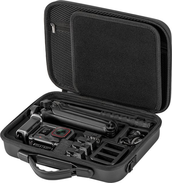 Insta360 Tragetasche für ACE Pro und ACE Pro 2 Grip Kit Zubehör, Aufbewahrungs-Reisetasche für Multi-Halterung und Selfie-Stick, Schwarz - Bild 1
