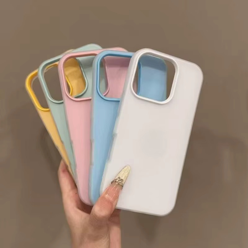 Matte Handyhülle in Candy-Farben für Samsung Galaxy S26 S25 S24 S23 Ultra S22 Plus S21 FE A56 A55 A36 A26 A54 A53 A17 A37 A57 Cover - Bild 1