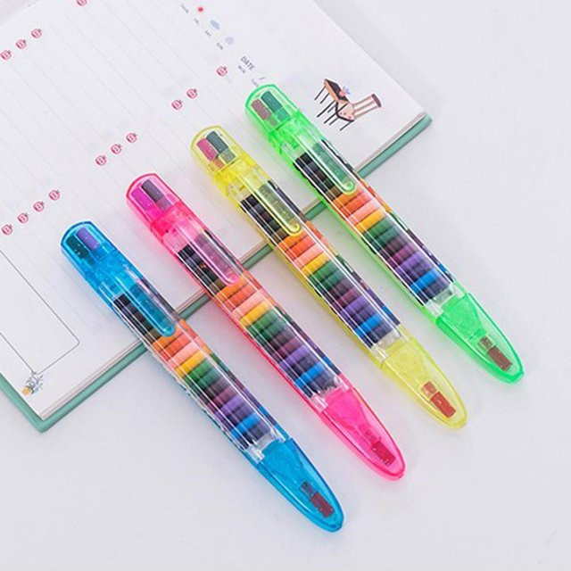 20 Farben Malstifte Set in Multicolour für kreative Schulprojekte und DIY Zeichnungen - Bild 1