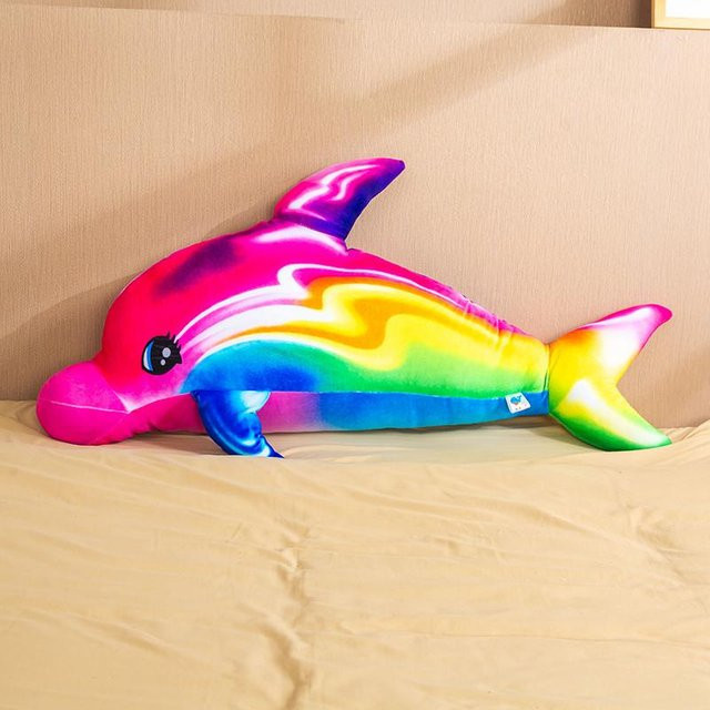 Binchi Outdoor Product Regenbogen-Delphin Plüschtier, Bunt, ab 14 Jahren - Bild 1