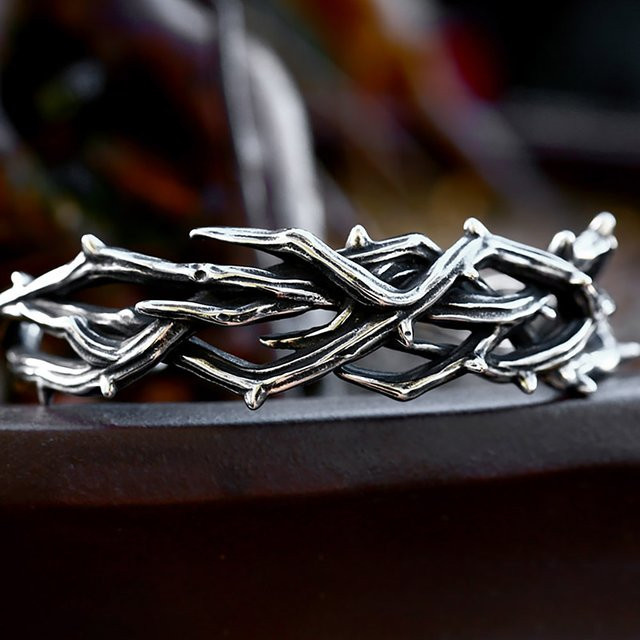 TOGA PULLA Armband, Edelstahl, Vintage, Silber, Unisex - Bild 1