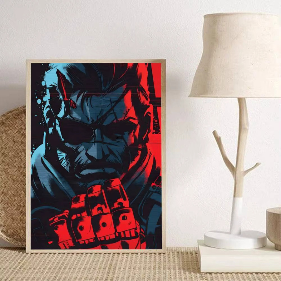 Selbstklebendes Metal Gear Solid Manga Poster aus Papier in Multicolour für deine Wandgestaltung - Bild 6