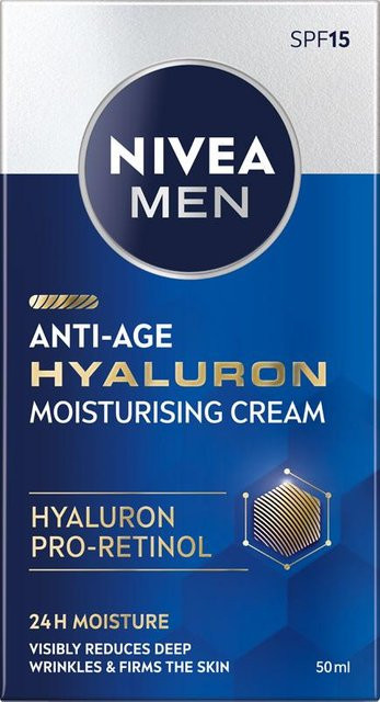 Nivea Men Hyaluron Anti-Falten Creme, 50 ml, Herren - Bild 1