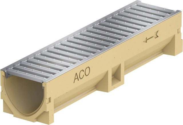 ACO Rinne Self-Standardline mit stahlverzinktem Stegrost, 50 cm - Bild 1