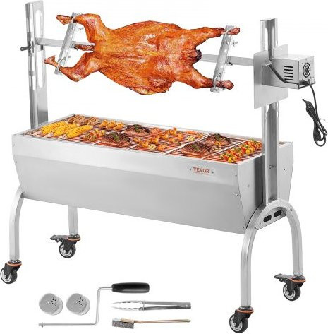 VEVOR Grillspieß-Rotiesserie für BBQ und Braten mit 52W Leistung, 89,8 kg Tragkraft - Bild 1