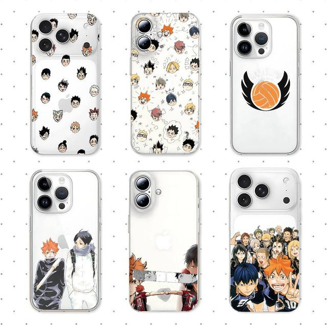 Amine H-Haikyuu Handyhülle für iPhone 15 14 13 12 11 Pro Max Plus SE 2020 X XR XS transparent - Bild 1