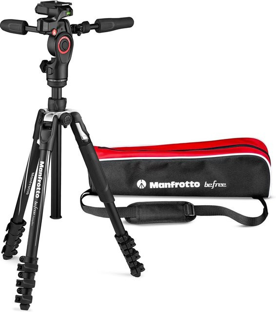 Manfrotto befree Advanced Live Reisestativ-Kit MH01HY-3W in Schwarz mit 3-Wege-Kopf und Tragetasche - Bild 1