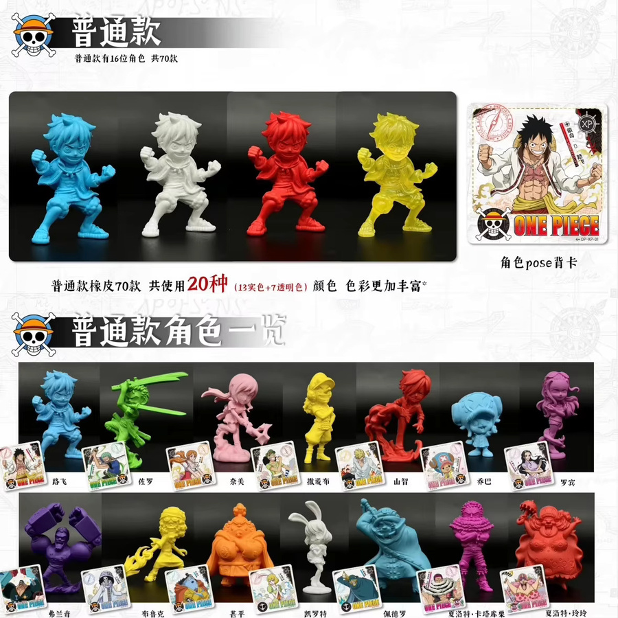 KAYOU One Piece Mini-Gummipuppenmodelle, Blindboxen - Bild 4