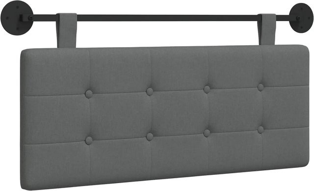 vidaXL Wandmontiertes Polsterpaneel aus Stoff in Grau, B/H: 110 x 55 cm - Bild 1
