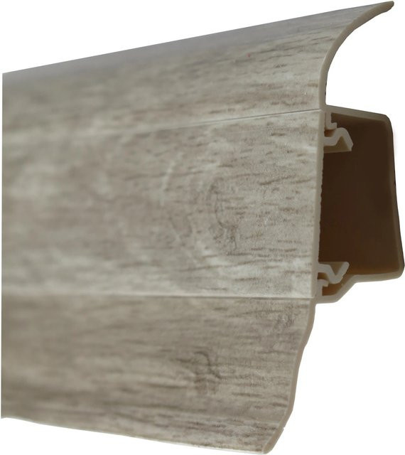 Döllken Home Classic 50 Essential Kunststoffsockelleiste aus PVC in Beige, B/H: 50 x 25 mm, Länge: 2500 mm - Bild 1