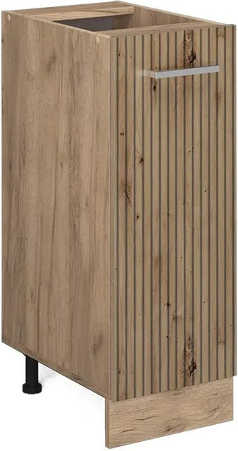 Vicco Apothekerschrank R-Line Artisan-Eiche/Goldkraft Eiche, Breite: 30 cm, Höhe: 81,6 cm, Tiefe: 46 cm - Bild 1