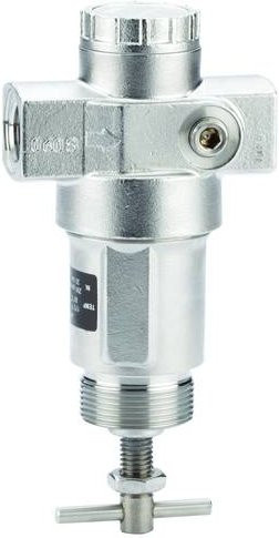 IMI Norgren Druckregler R22-401-RNMA PTF 1/2 in Silber aus Edelstahl - Bild 1