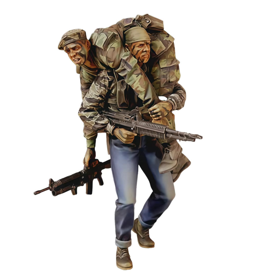 GK US Navy SEALs Resin-Soldatenmodell, unmontierter und unbemalter Bausatz, 1/35 - Bild 3