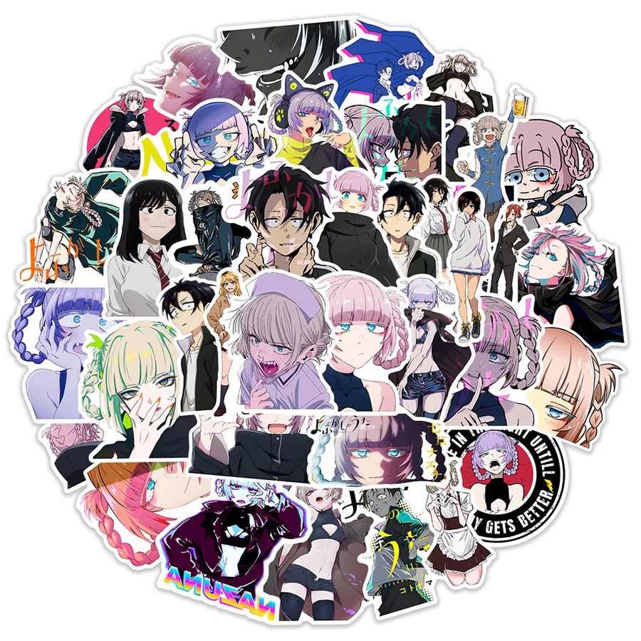 Bandai Call of the Night Anime-Aufkleber, Bunt / Mehrfarbig, Set / Bundle - Bild 2