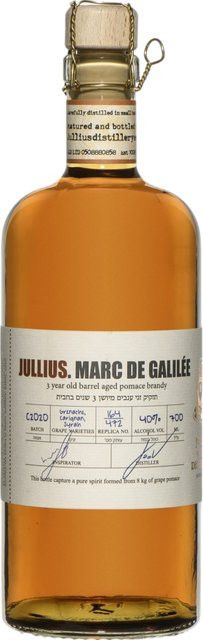 Jullius Marc de Gallilee Brandy, Israel, 40% Vol., 0,7 l - Bild 1