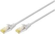 DIGITUS Patch-Kabel CAT 6a SFTP RJ-45 auf RJ-45 Ethernet LAN Kabel Grau 10er Packung Länge: 2 m - Bild 1