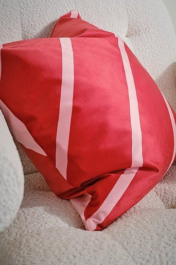 Jotex Kissenbezug DYLAN aus Samt, rot, B/H: 50 x 50 cm - Bild 1