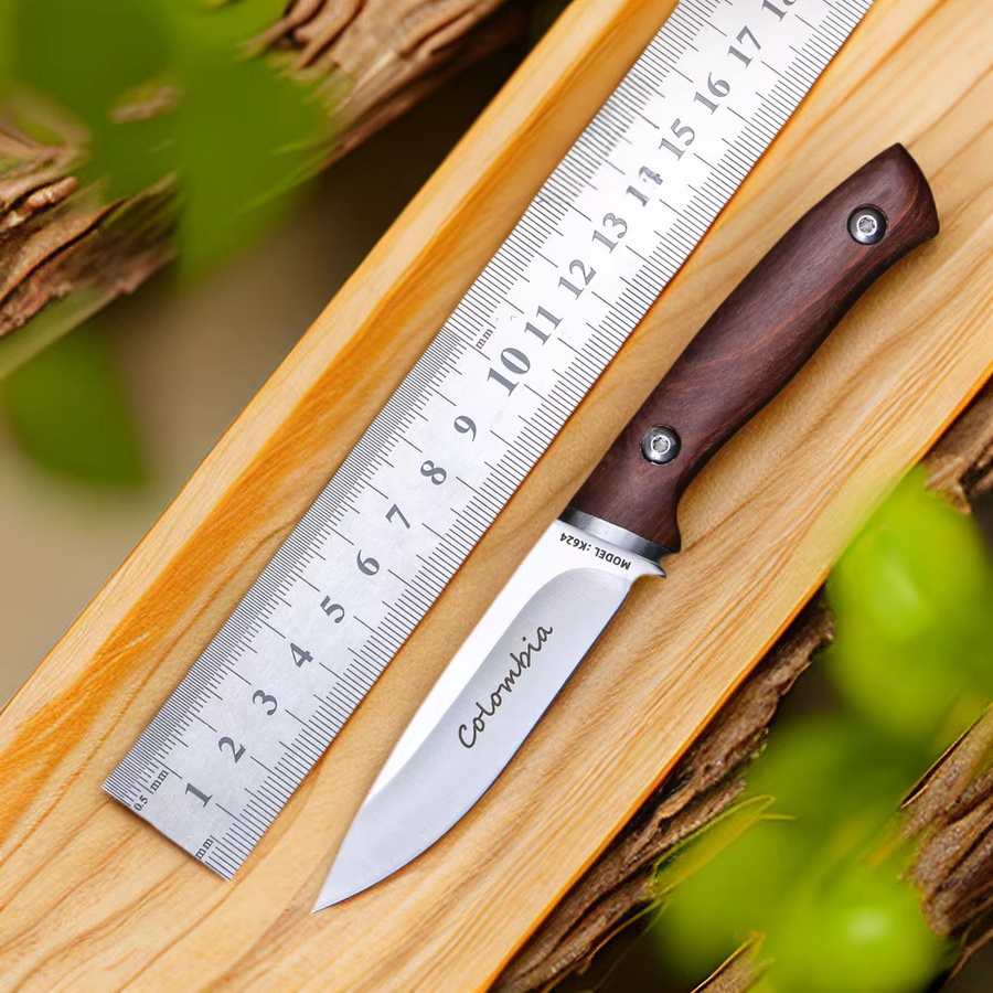 ALLWIN HOUSEWARE W Fleischmesser aus Edelstahl mit Holzgriff und Scheide in Braun - Bild 3