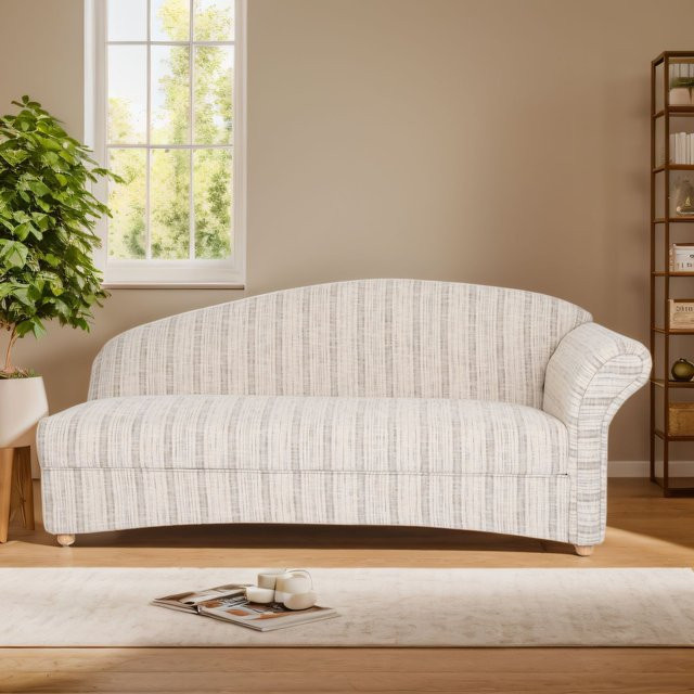 3-Sitzer Sofa Loretta von Prestige Home mit rechter Armlehne in Grau, B/T/H: 193 x 83 x 85 cm - Bild 1