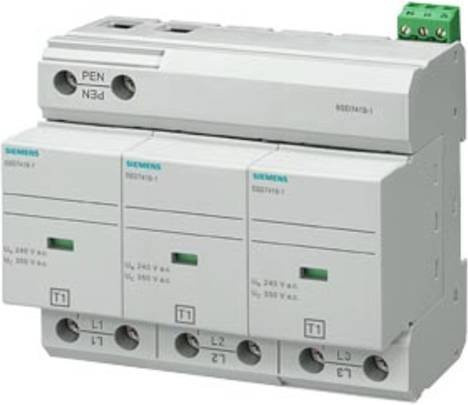 Siemens Überspannungsschutz-Ableiter 5SD7413-1 in Grau mit 50 kA - Bild 1