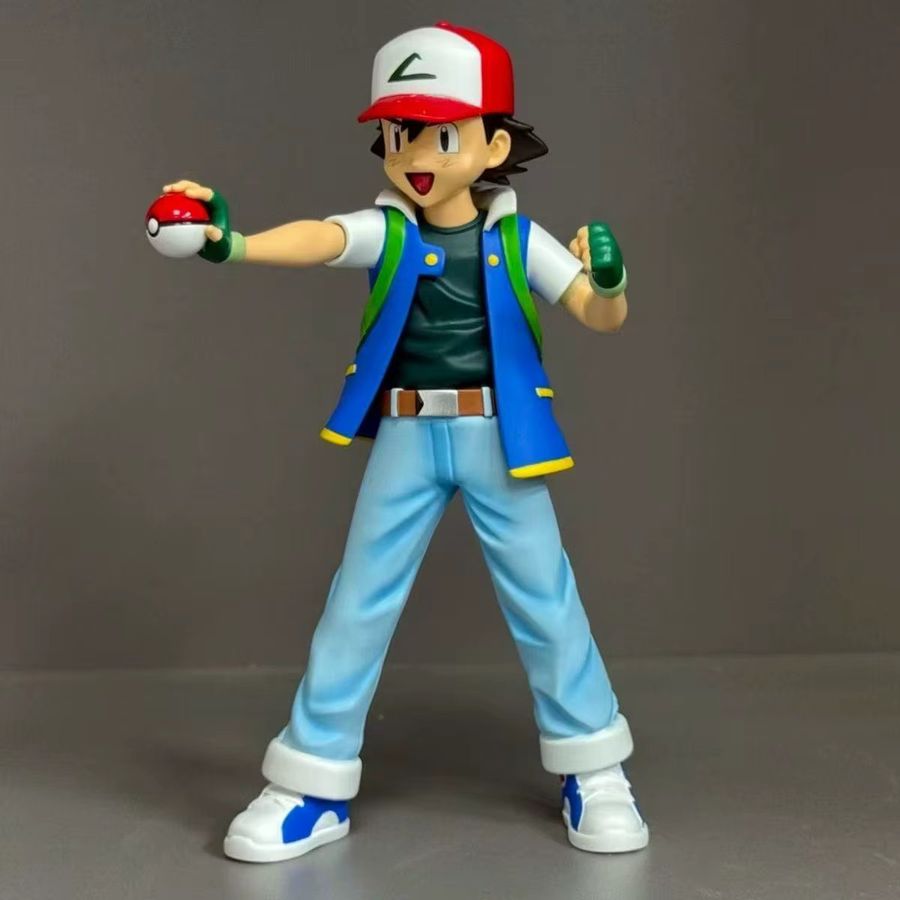 Bandai Pokemon Ash Ketchum Anime Figur aus PVC, Multicolor, Höhe: 13 cm - Bild 3