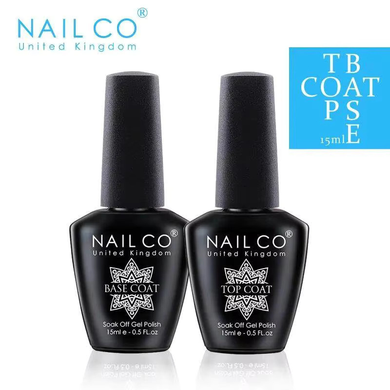 NAILCO Top Coat Base Coat Gel Nail Primer, 15 ml - Bild 1