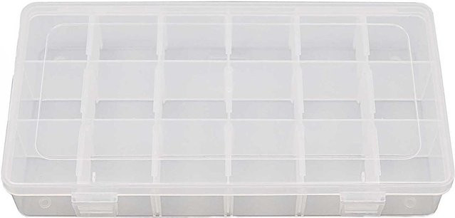 Rico Design Sortierbox mit 18 Fächern, B/T/H: 23,5 x 12,8 x 4,3 cm - Bild 1