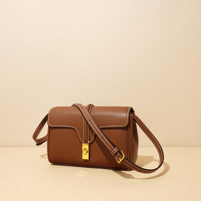 JMG Bags Umhängetasche, Crossbody, kleine quadratische Tasche, braun, Damen - Bild 1