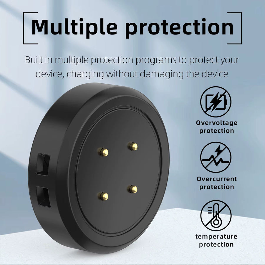 2er-Pack Google Pixel Watch 3 und Pixel Watch 2 USB Smartwatch Ladegerät mit Trageband in Schwarz - Bild 4