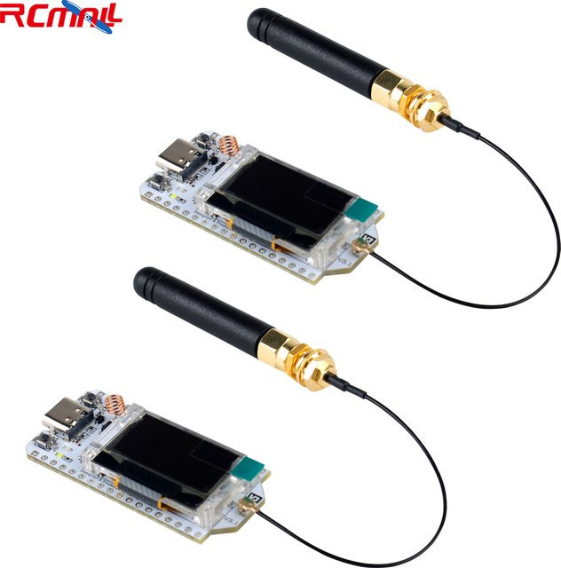 2er-Set Heltec LoRa32 V3 Entwicklungsboard mit SX1262, 0,96 Zoll OLED Display, Bluetooth und WiFi für Arduino IOT und Meshtastic - Bild 1