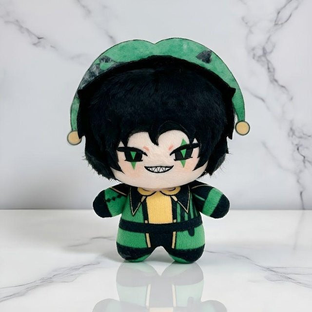 Yiran toy Pierrot Harlekin Plüschtier Puppe, 10 cm, bunt/mehrfarbig - Bild 1