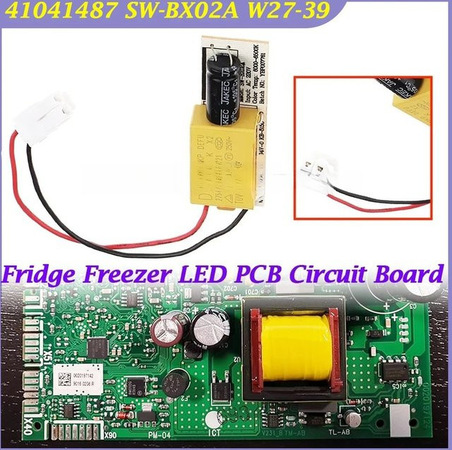 LED-Lichtpanel-Set SW-BX02A W27-39 Schaltkreisplatine für Hoover & Candy Kühl-Gefrierkombination - Bild 1