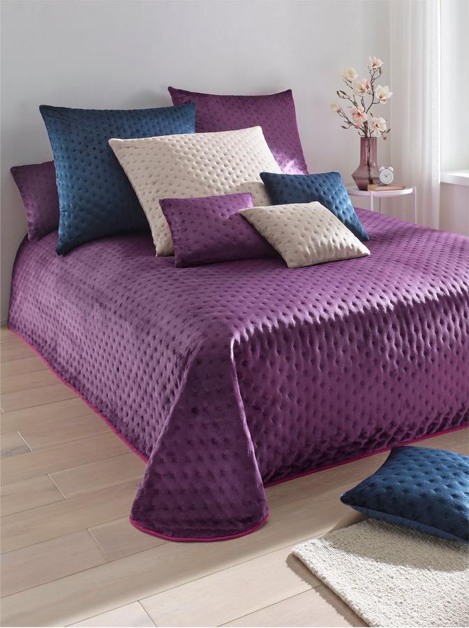 Tagesdecke von Heine Home aus Microfaser in Purple, 100% Polyester, Flanell - Bild 1